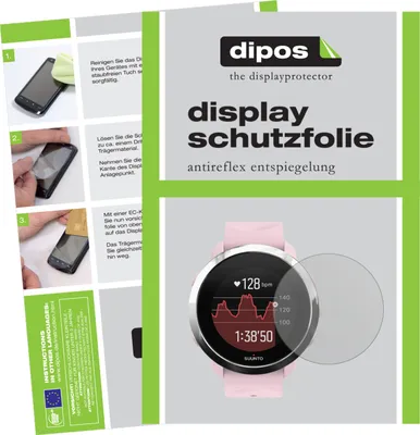 Produktbild von 6x Schutzfolie für Suunto 3 Fitness matt Displayschutzfolie Folie Display Schutz dipos