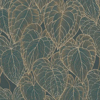 Produktbild von Daniel Hechter 7 781281 Vliestapete 10.05 m x 0.53 m A.S. Creation Muster Motive Braun Grün Tapete Blätter
