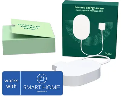 Obrázok produktu pre frient Rozhranie pre elektromery 2 LED (Zigbee) Rozhranie pre odčítanie elektromerov s LED impulzmi - Kompatibilné s SMART HOME od hornbachu