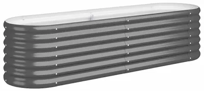 Obrázok produktu pre vidaXL Zvýšená posteľ Pozinkovaná oceľ 152x40x36 cm Antracit
