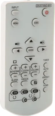 Obrázok produktu pre Náhradný diaľkový ovládač kompatibilný s projektormi Casio XJV110, XJF10X, XJF20XN, XJF100W, XJF200WN a XJF210WN