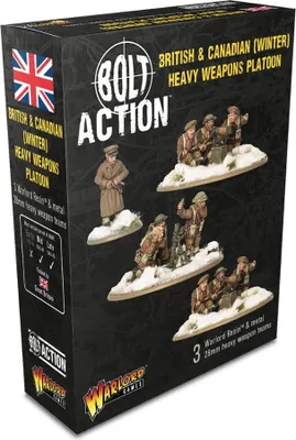Produktbild von Bolt Action British & Canadian Infantry (Winter) Heavy Weapons Platoon