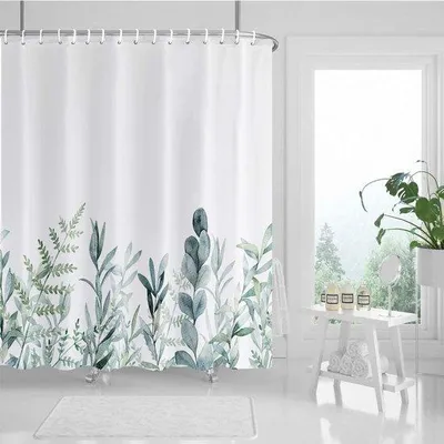 Produktbild von Famanu Duschvorhang  – 180 x 180 cm – Wasserdicht
