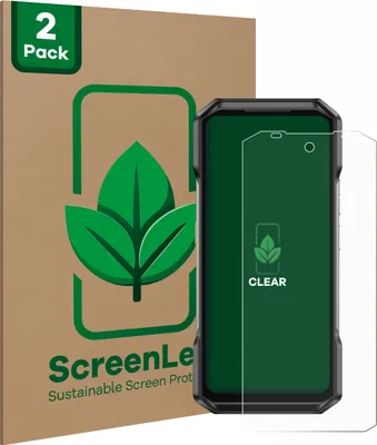 Produktbild von 2x ScreenLeaf Schutzfolie für Ulefone Armor 27 nachhaltiger Displayschutz Display Schutz Folie Klar Transparent