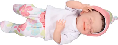 Produktbild von Lebensechte Babypuppe 12 Zoll weiches Silikon Neugeborenes mit Kleidung Babyflasche Kinder ToyBoy