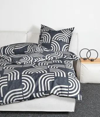 Produktbild von Janine Bettwäsche PALERMO Mako-Satin BL 135x200 cm bunt Bettbezug Bettzeug