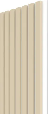 Obrázok produktu pre SAMPLE - WALL CONCEPT akustický panel kašmír, biela plsť + MDF, 240x135x21 mm