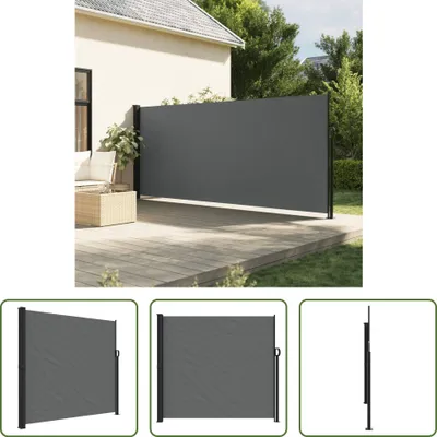 Obrázek produktu pro The Living Store Výsuvná boční markýza antracit 180x600 cm