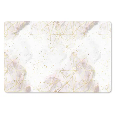 Produktbild von MuchoWow® Mauspad Mousepad Marmor - Geometrie - Gold 27x18 cm - Mousepads - Maus Mat - Pad - Mausunterlage - Büroartikel - Desk Matten