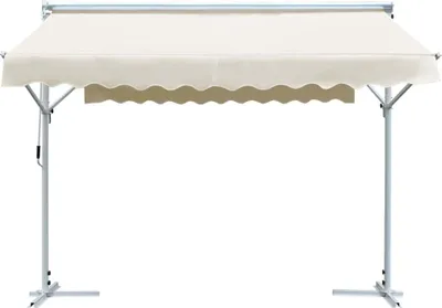 Produktbild von vidaXL Freistehende Markise 3x3 m Creme