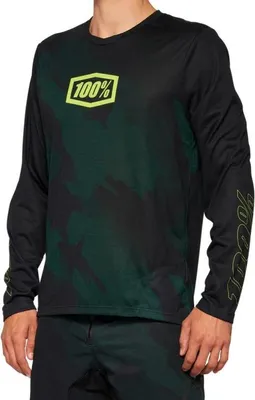 Produktbild von 100% SPEEDLAB Langarm Fahrradtrikot für den Sommer - AIRMATIC LE - Schwarz L