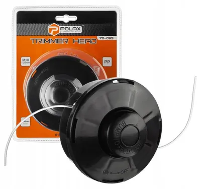 Zdjęcie produktu dla Głowica żyłkowa do kosy spalinowej żyłka 2.4mm gwint M10 x 1.25 Polax
