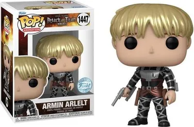 Obrázok produktu pre Figúrka Funko POP Attack on Titan 1447 Armin Arlelt metallic Special Edition