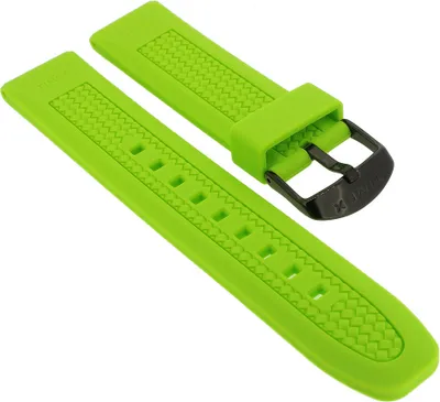 Produktbild von Timex Sport Uhrenarmband 20mm | Silikon grün Band T2P025