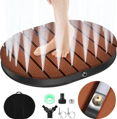 Produktbild von Izrielar Mobile Gartendusche für Pool, Camping & Outdoor – Schnelle Abkühlung im Garten, perfekt nach dem Schwimmen oder Sport