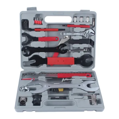 Produktbild von 44 stücke Fahrrad Reparatur Multi Tools Kit Set Mountainbike Zyklus Punktion Reifen Pumpe