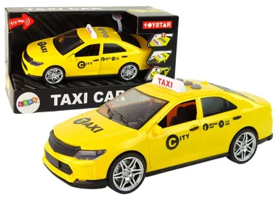 Immagine prodotto di Auto Taxi Veicolo 1:14 Luci Suoni Giallo