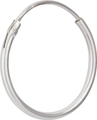 Produktbild von Einzel 925 Sterling Silber Creole Ohrring Ohrschmuck Ohrhänger 16mm 5162