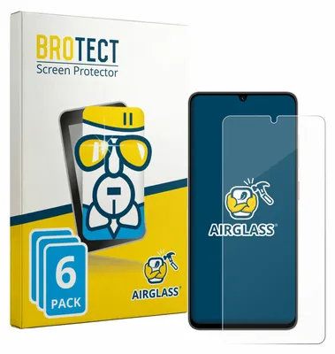 Produktbild von 6x BROTECT Schutzglas für ZTE Blade A56 Schutzfolie Panzer Folie Glas Display Schutz klar