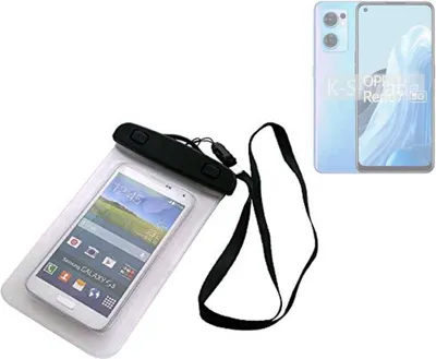 Produktbild von K-S-Trade Schutz Hülle Handy Hülle Kompatibel mit Oppo Reno7 5G Beach Bag wasserdicht 16cm x 10cm Schutzhülle Staub Sand Flachwasser Beachbag Case