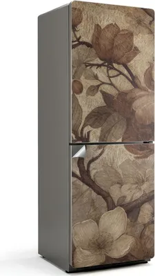 Obrázok produktu pre Vyblednuté kvetinové aranžmá - Nálepka na chladničku - Samolepka na chladničku - Samolepiaca fólia na chladničku - Kuchynská dekorácia - 70x190 cm