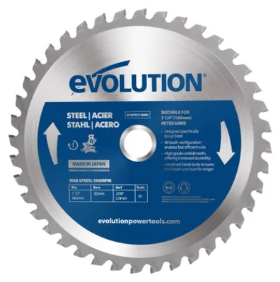 Obrázok produktu pre Evolution 185 mm / 40z TCT Widia oceľový pílový list pre reťazové píly