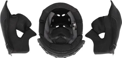 Produktbild von Schwarzes ACERBIS-Helminnenfutter für ASSAULT-Helm Größe M