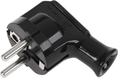Produktbild von Winkelstecker mit Erdung Unischuko WT-35-2