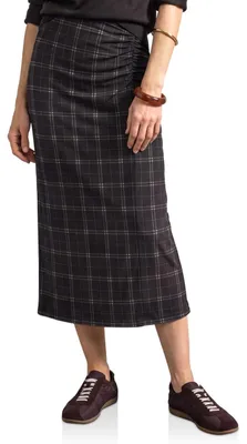 Produktbild von Street One Damen Midirock aus Mesh mit Raffung