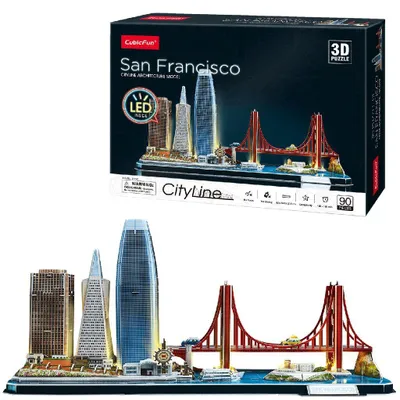 Obrázok produktu pre CubicFun San Francisco, 90 kusov, Mesto