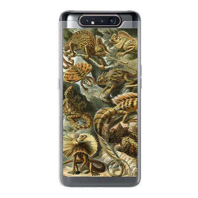Produktbild von MuchoWow® Handyhülle Schutzhülle Hülle für Samsung Galaxy A80 Lacertilia - Alte Meister - Kunst Silikon Softcase Handy Hülle - Schutzdeckel