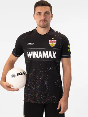 Produktbild von Jako VfB Stuttgart Herren Trikot Ausweichtrikot - schwarz, Größe:XXL