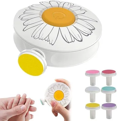 Immagine prodotto di Lima elettrica per unghie per neonati - 6 lime - senza batterie - Set per manicure neonati - Tagliaunghie per neonati - Sicura e delicata per i neonati