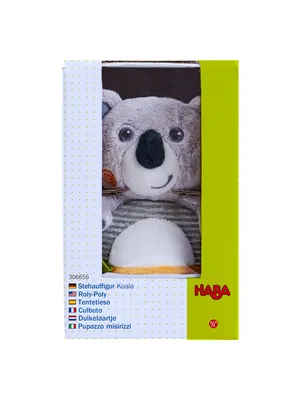 Produktbild von HABA Puppe, Stoffpuppe, Kuschelpuppe, Stehauffigur Kasper Koala
