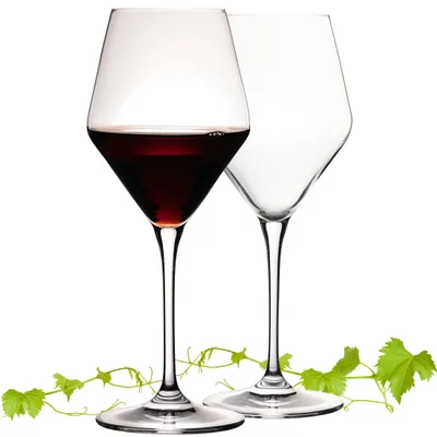 Produktbild von IMPERIAL Rotweingläser 375ml Serie "Rom" Set 2-Teilig Bordeauxgläser aus Crystalline Glas Weinglas Spülmaschinenfest