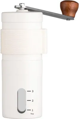 Immagine prodotto di Macinacaffè manuale con macine in Vetroceramica, acciaio inossidabile 304, ideale per i viaggi, per il campeggio e l'uso domestico