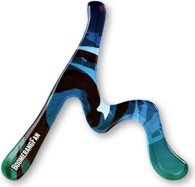 Produktbild von Boomerang Fan Holz-Bumerang SWELL rechts 32cm 15m mehrfarbig