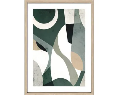 Produktbild von Gerahmtes Bild Abstract In And Out II 53x73 cm