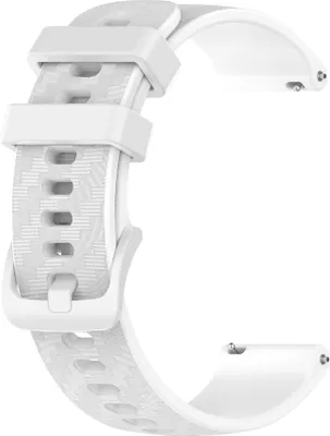 Produktbild von INF Silikónový remienok na hodinky Garmin Vivoactive 4 / Vivoactive 3 / Venu biely 20 mm