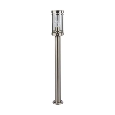 Produktbild von Lindby Wegeleuchte Djori, 80 cm, alufarben, Edelstahl, E27