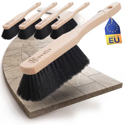Produktbild von Set aus 5 Pinsel mit Kunstborsten und Holzgriff