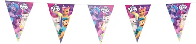 Produktbild von Wimpelkette My Little Pony 5m Girlande Fahnenkette Kindergeburtstag Pferde-Fans