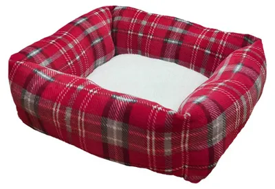 Produktbild von Nobby Hundebett Kareli 60 x 60 x 20 cm rot