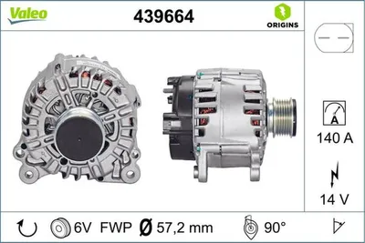 Zdjęcie produktu dla Alternator Volkswagen Golf 2.0D 09-