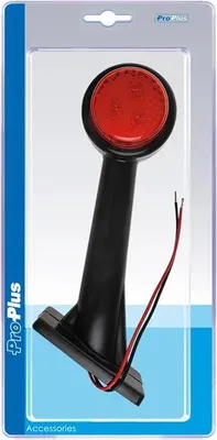 Image de Feu de gabarit 12/24V rouge/blanc 166x193mm LED droit sous blister