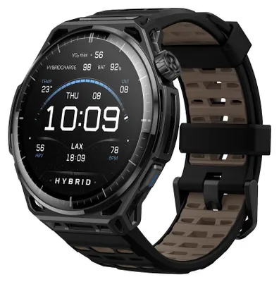 Immagine prodotto di Amazfit Balance 3 3,81 cm (1.5") AMOLED 51 mm Digitale 480 x 480 Pixel Touch screen Titanio, Nero Wi-Fi GPS (satellitare)