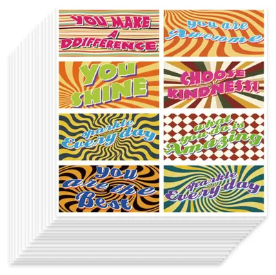 Ermutigungs-Sticker, 400 Stück, abstrakt, selbstklebend, für Planer & Dekoration