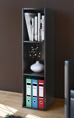 Produktbild von VCM Holzregal stehend | platzsparendes Regal | Maße: H. 107 x B. 34 x T. 30 cm | Elegantes Regal stehend | Aufbewahrungsregal | Bücherregal - Mendas
