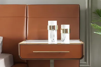 Produktbild von Schlafzimmer Komplett Set 5tlg. Möbel Bett Kleiderschrank Kommode Nachttische