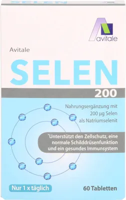 Produktbild von Selen 200ug Tabletten, 60 St TAB